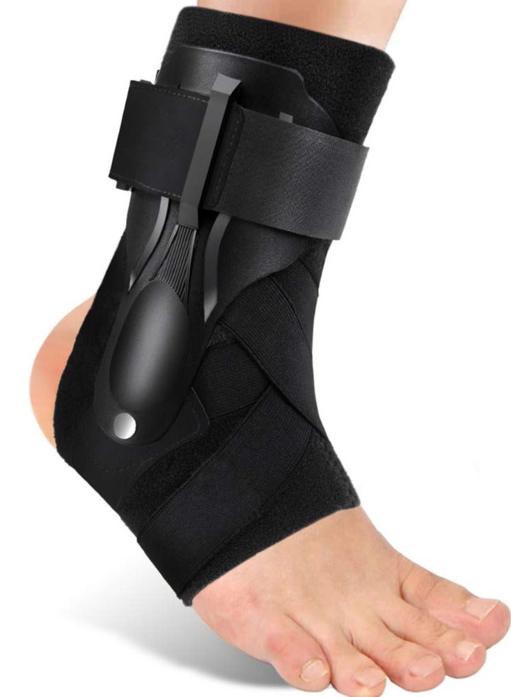 SOLARAE Ankle Support Brace for Sprains - Adjustable Ankle Brace for Men & Women, Ideal for Basketball, Soccer, and Volleyball - Provides Stability and Comfort for Injured Ankles. - Image 1