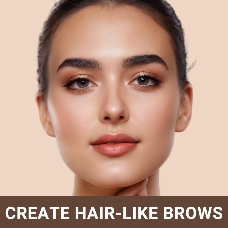 iMethod Eyebrow Pen - Eyebrow Pencil with Micro 4-Fork Tip, Microblading Eyebrow Pen for Natural Hair-Like Brows, Long-Lasting Eye Brow Pencils for Women, Smudge-proof, Black - Image 2