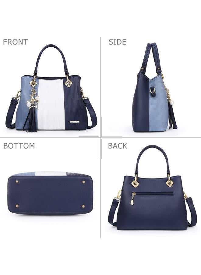 Pomelo Best Handbags for Women with Multiple Internal Pockets in Pretty Color Combination - Image 3
