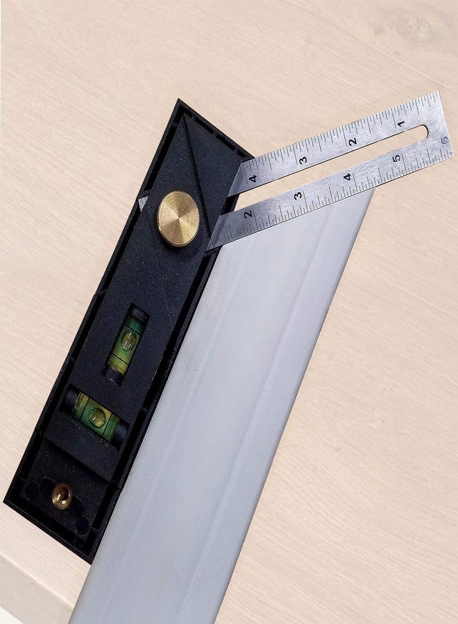 مايلكرافت Milescraft 8406 Exactor - أداة قياس وتمييز متعددة الاستخدامات 9 في 1 لأعمال النجارة وغيرها - Image 2