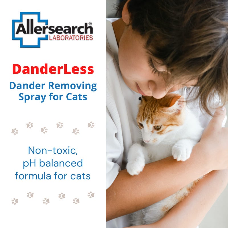 Allersearch DanderLess Dander Removing Spray for Cats - Image 1