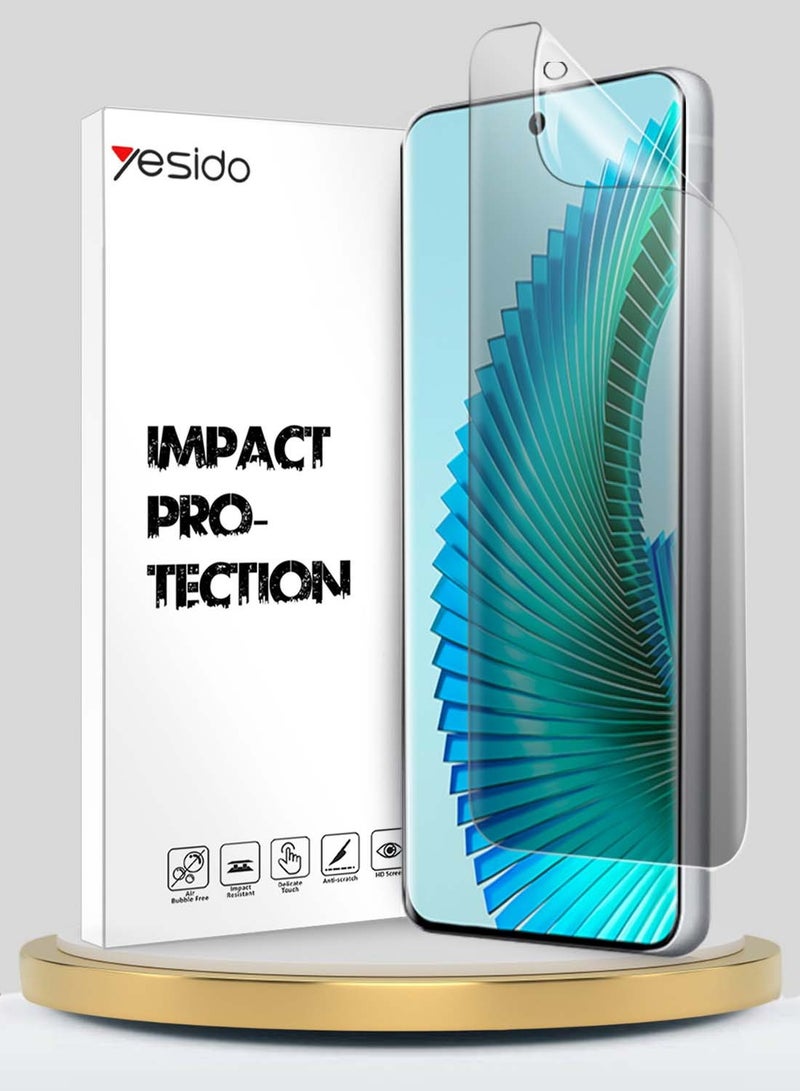 Yesido Honor Magic6 Lite 5G 2023 Yesido Premium Hydrogel Film Thin and Flexible Screen Protector - Clear - Image 1