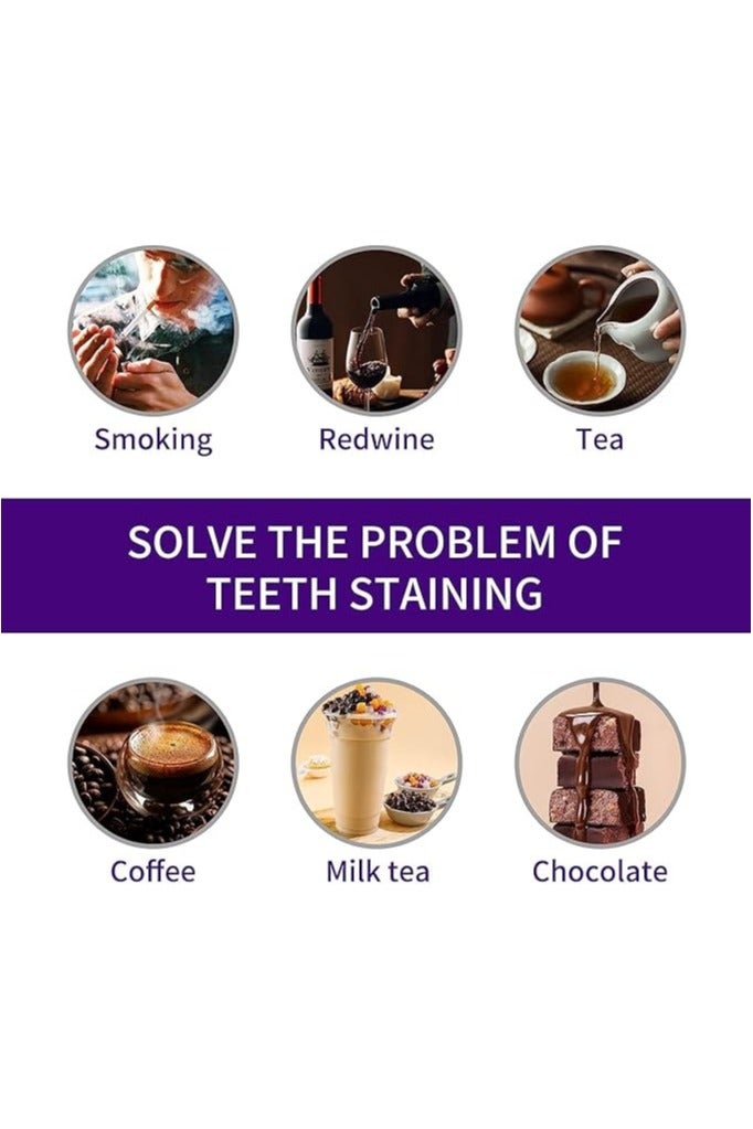 DubaiGallery Beynant Purple Teeth Whitening, Purple Toothpaste for Teeth Whitening, Purple Toothpaste, Tooth Stain Removal,Teeth Whitening Booster, Teeth Whitener - Image 5