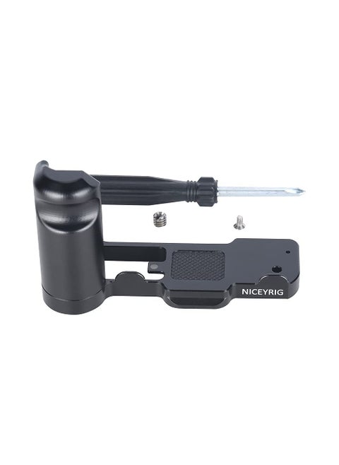 NICEYRIG Side Grip for Sony ZV-1 Vlog Vlogging 4K Camera, Extension Bracket with Quick Release Base Plate for ARCA Standard - 465