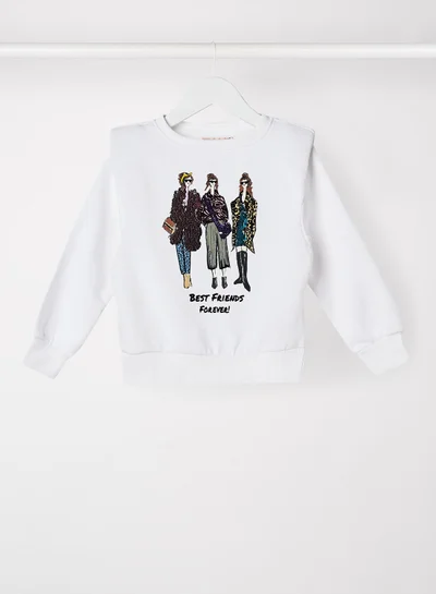 ONLY Kids Extended Shoulder Sweatshirt