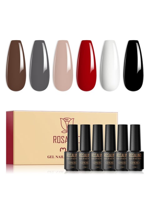 6-Piece Nail Polish Gel Nail Polish Set