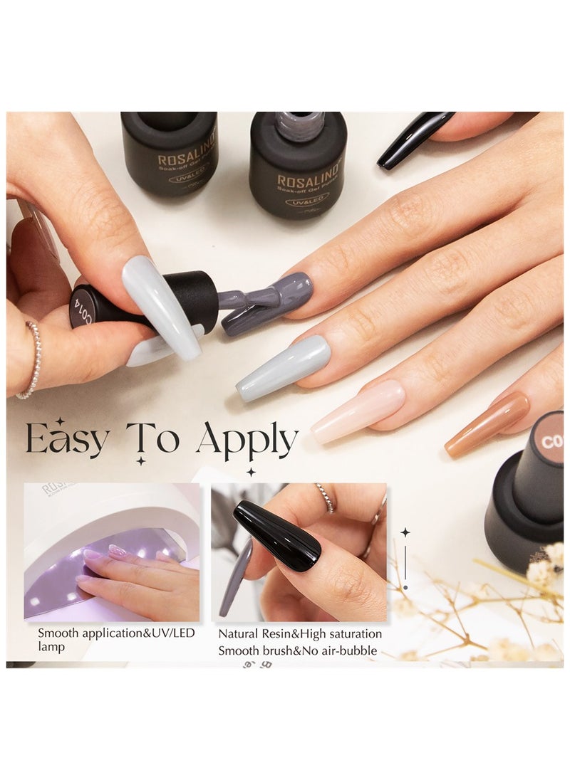 6-Piece Nail Polish Gel Nail Polish Set