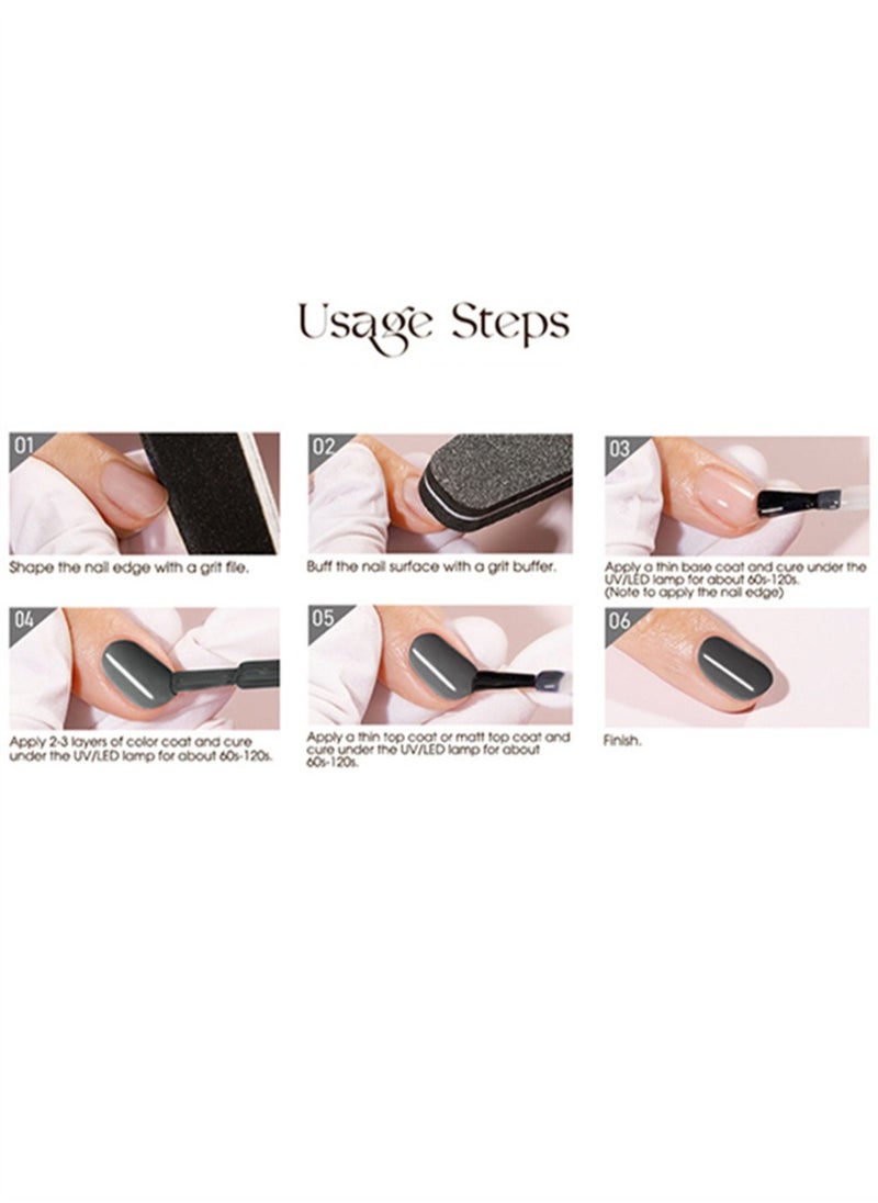 6-Piece Nail Polish Gel Nail Polish Set