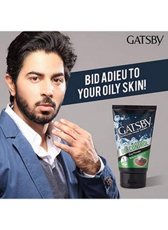GATSBY Cooling Face Wash - Oil Control, For Deep Cleansing, Contains Clay Powder, Powered With Micro Scrub Beads, 100Gm.  - Image 4