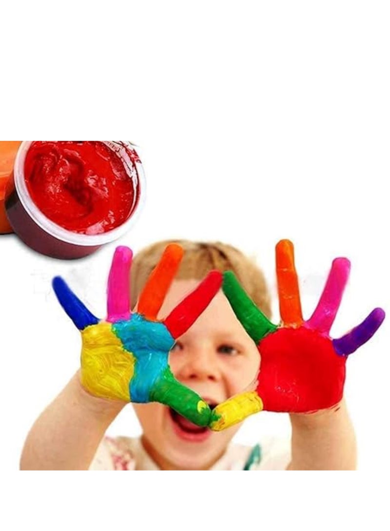 ART RANGERS Kids Finger Paint Set OF 6 Colours x 35ml - Image 3