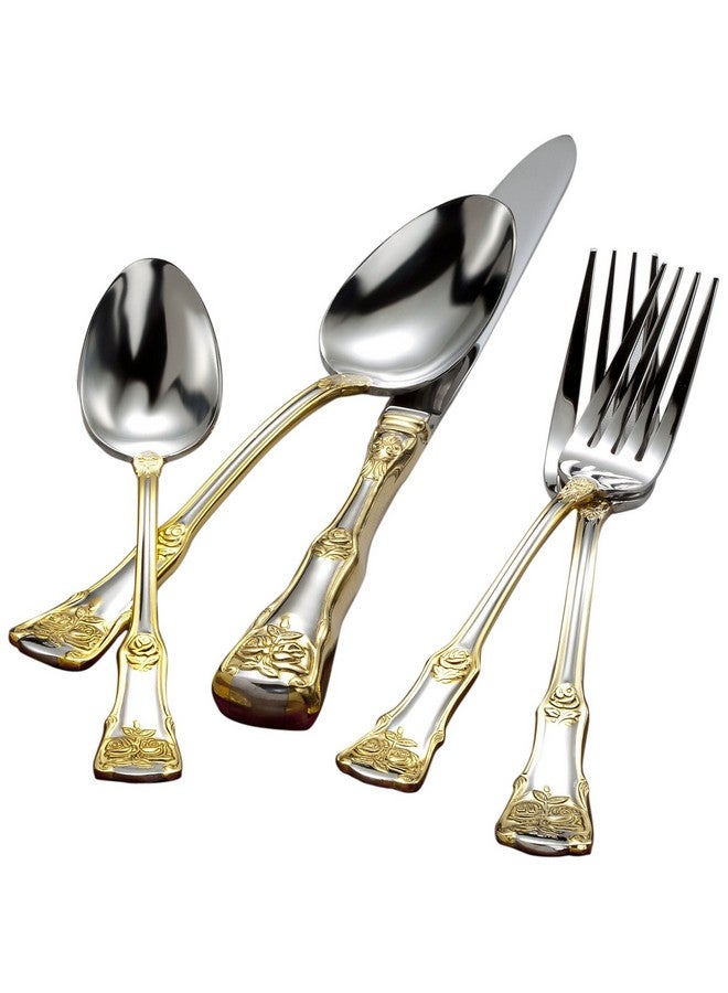 ROYAL ALBERT طقم أدوات مائدة رويال ألبرت أولد كانتري روزز 20 قطعة - Image 1