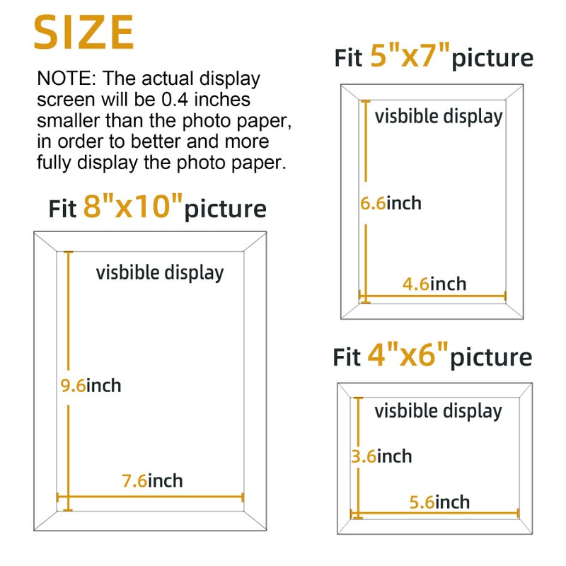 Bescrcl 15 Pack Real Glass Picture Frames Collage Wall Decor  Including 3Pcs 8X10  6Pcs 5X7  6Pcs 4X6 Photo Frames For Gallery Wall Or Tabletop Display  Black - Image 4
