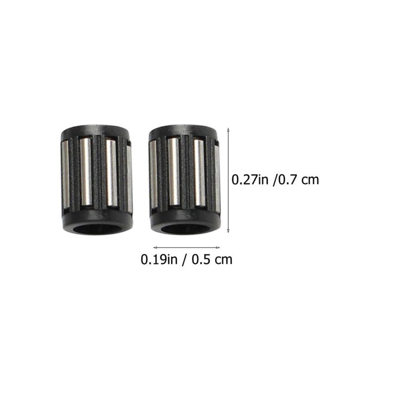 50Pcs Drawn Cup Needle Roller Bearings Unsealed High Load Black Cage Components - Image 3