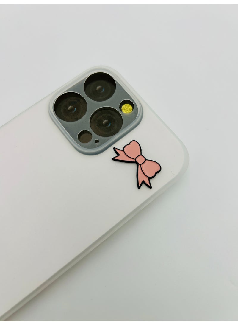 Hello Kitty 8 pieces of Metal stickers - MAIN CHARACTER ENERGY logo GIRL MATH Calculator and Hello Kitty logo and Heart logo and Daisy Flower logo and Luxury Handbag and Sweet Text logo Hair Bow logo- Premium Quality Metal for Mobile, Laptop, Backpacks and more. - Image 2