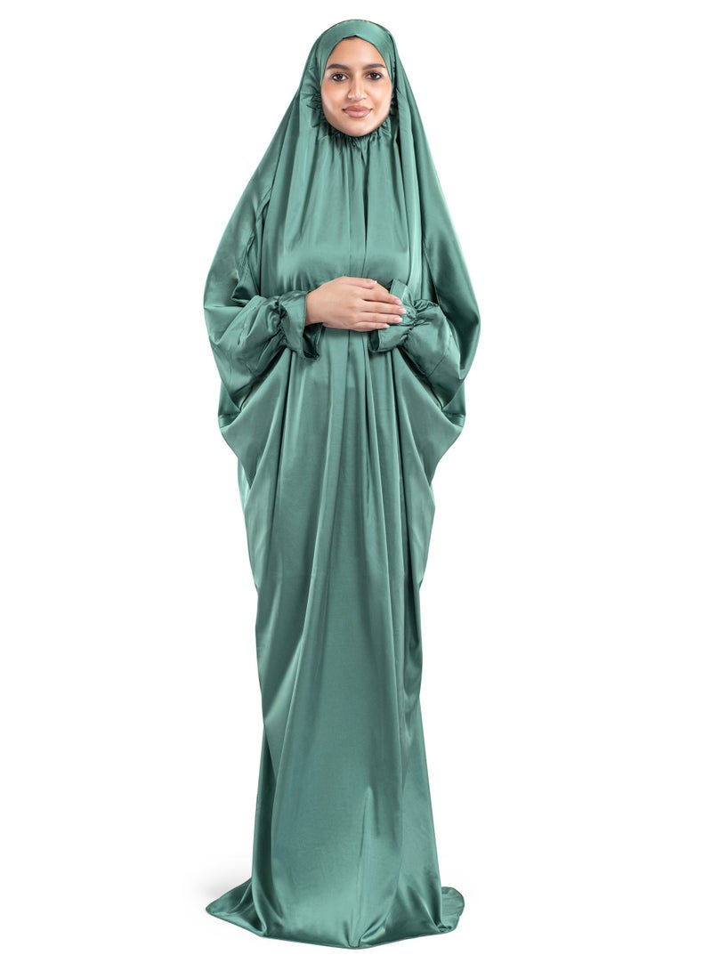 Urban rugs Jade Satin Islamic Prayer Wear - Image 1