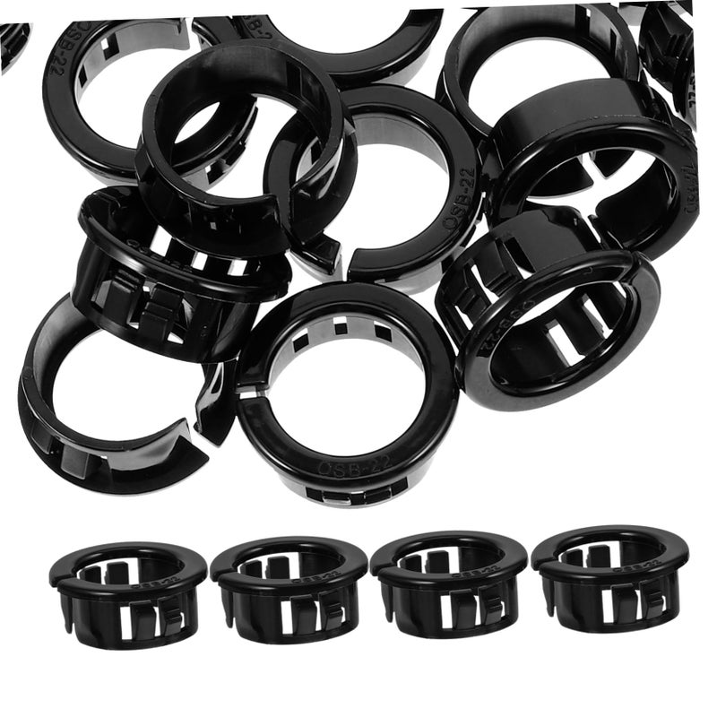 50 Pcs Open Style Cable Grommets Snap Bushings For Wire Organization Easy Installation - Image 2