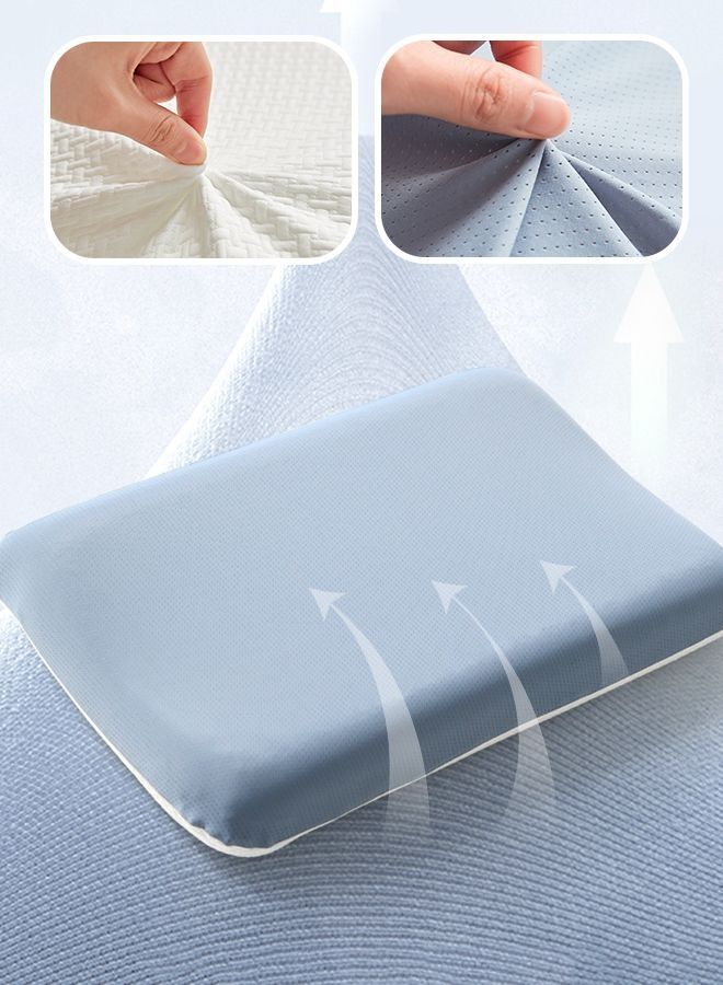 Ergonomic Memory Foam Pillow - Contour Neck Cervical Pillow for Sleeping, Orthopedic Neck Support, Relief from Neck and Shoulder Pain Comfortable for Side, Back, Stomach Sleepers  - Image 3