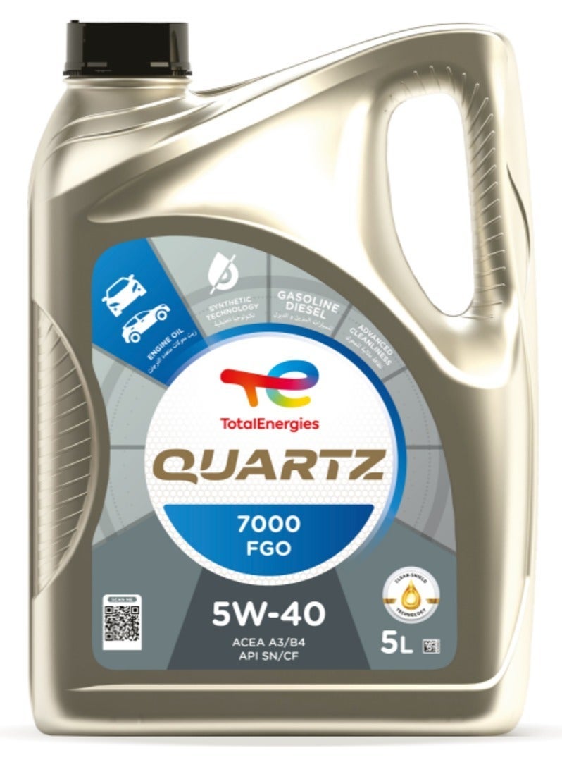 TotalEnergies Quartz 7000 FGO 5W40 5L - Image 2