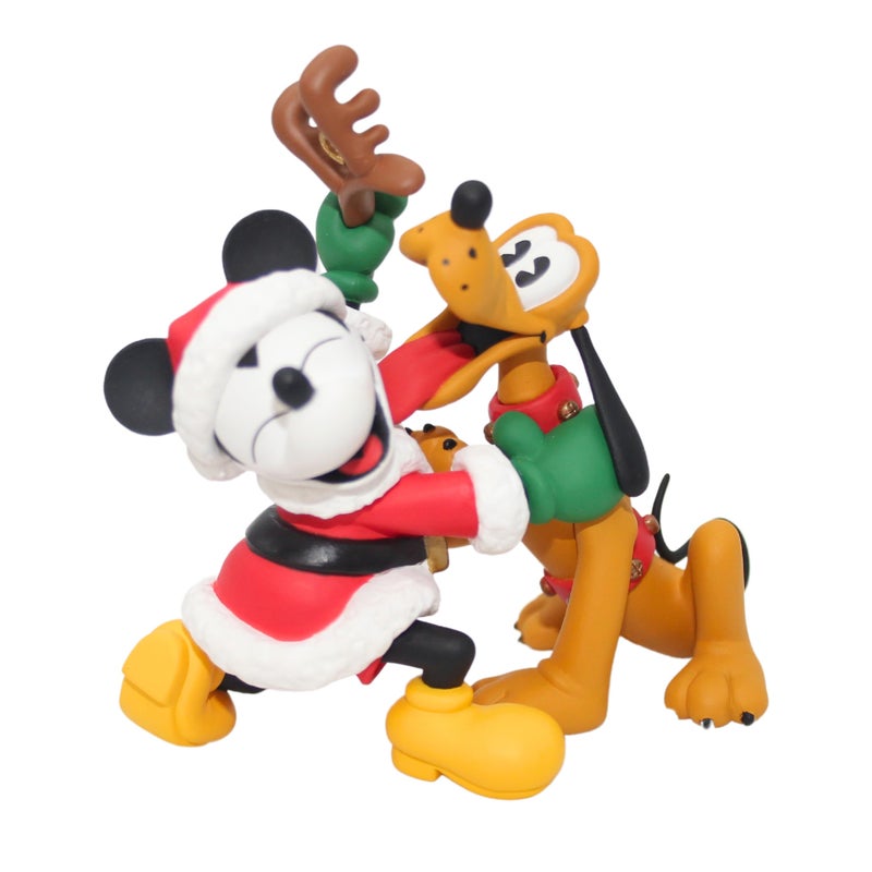 1998 Mickeys Favorite Reindeer Disney Hallmark Keepsake Ornament