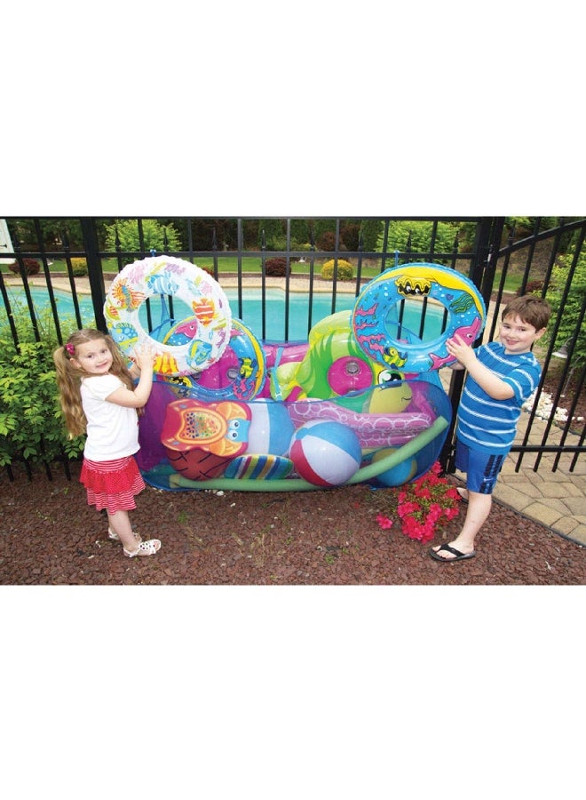 Water Tech Pool Blaster High Quality Inflatable and Toys Pool Pouch Blue 76.2 x 152.4 x 30.48 cm 8304818 - Image 3