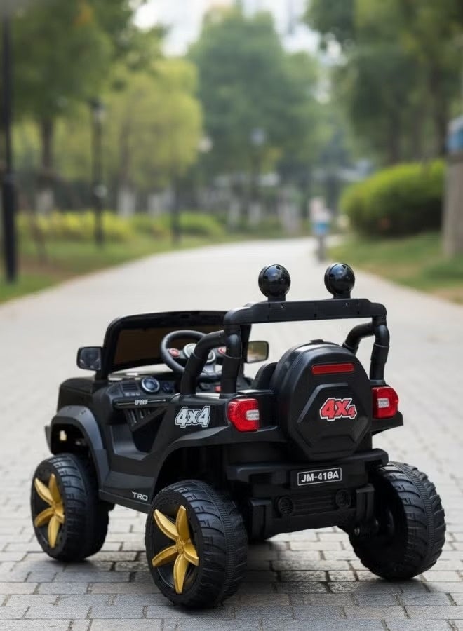 Large electric children's car - Toyota Jeep - 4x4, 4 motors, 2 seats, with remote control and LED lights - Image 2