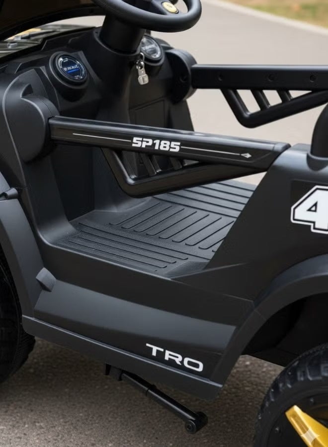 Large electric children's car - Toyota Jeep - 4x4, 4 motors, 2 seats, with remote control and LED lights - Image 3