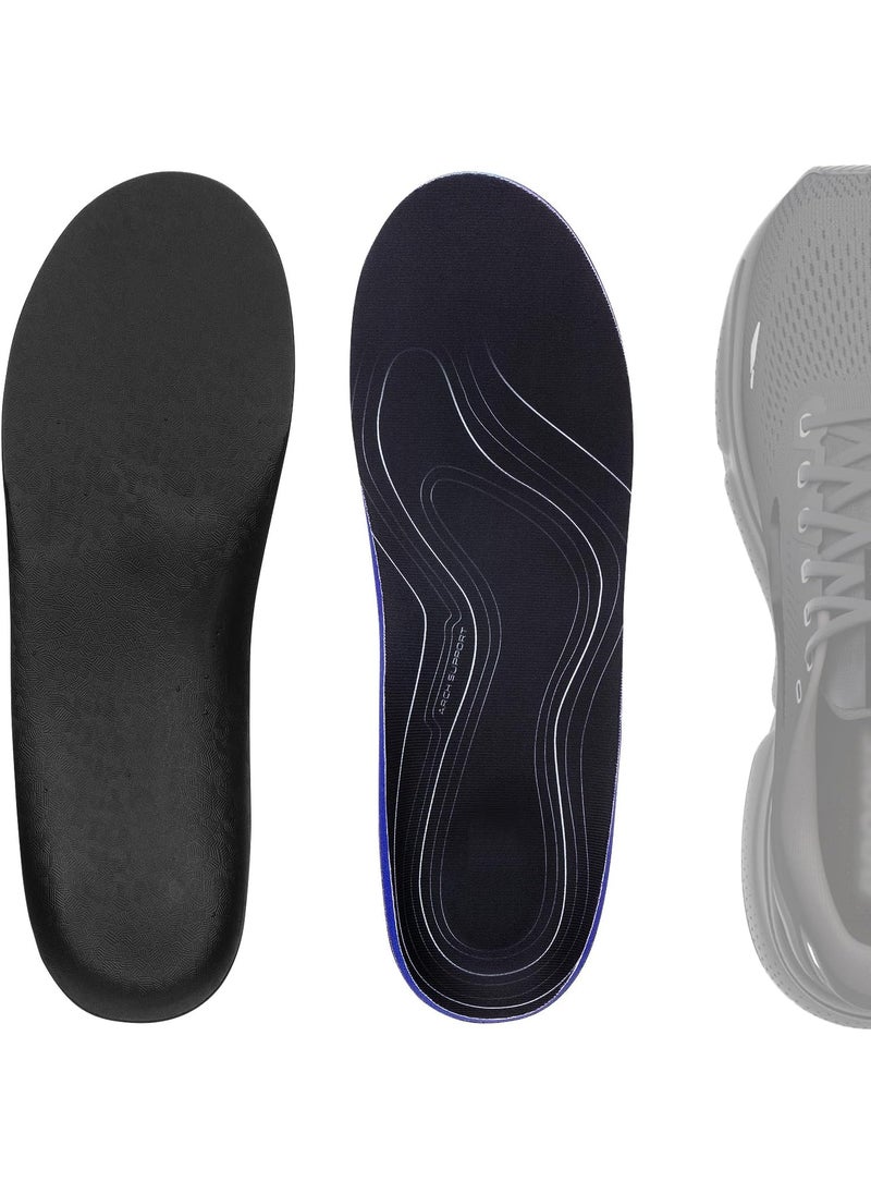 Linkidea - Linkidea 2 Pairs Arch Support Shoe Insoles Compatible with Brooks Ghost 15, GTS 23, Anthem 6, Replacement Shoe Inserts, Shock Absorption and Cushioning for Feet Relief (US Men 7/Women 8.5) - Image 1