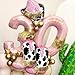 KHC-KHF WesternBalloons CowboyBalloon 8PCS Large Cowboy Cowgirl Hat Boot Foil Balloons Western Birthday Party Rodeo Bachelorette Decorations Supply - Image 4
