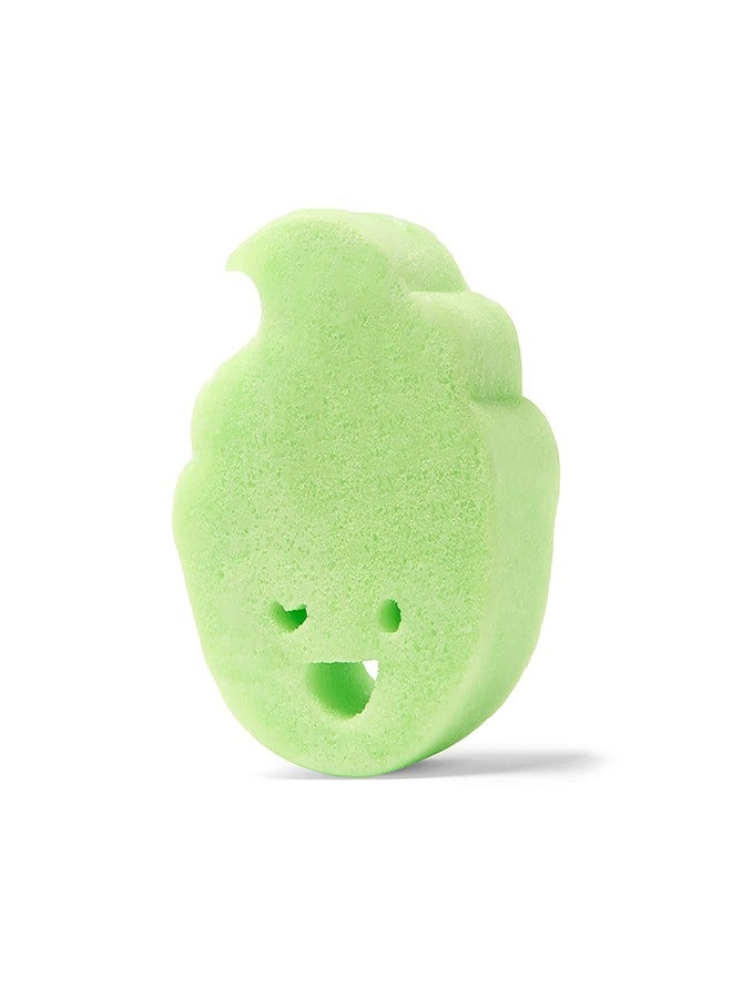 Dabble & Dollop Sponge Pop™ Kids Bath Sponge with Built-in Body Wash - Honeydew Soap Sponge for Kids, Super Soft Reusable Shower Sponge & Bath Loofah for Sensitive Skin, 15+ Washes - Image 5