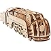 UGEARS Mini Locomotive 3D Wooden Puzzles for Adults Wood Models for Adults to Build Easy DIY Crafts for Adult Wooden Train Model Kit Rubber BandPowered Mechanical Puzzles - Image 2