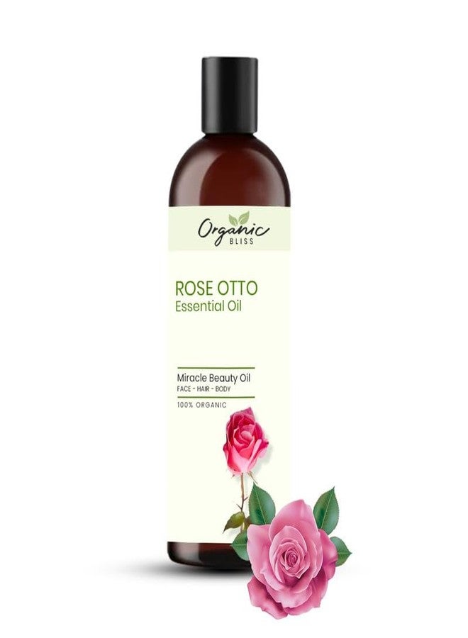Organic Bliss Rose Otto Essential Oil 100% Pure and Natural Therapeutic Grade Essential Oil for Hair Skin Care Hair Care, Relief from Stress,Anxiety and Aromatherapy(50 ML) - Image 1
