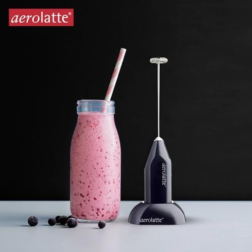 Aerolatte Milk Frother with Counter Stand, The Original Steam-Free Frother, Black - Image 5