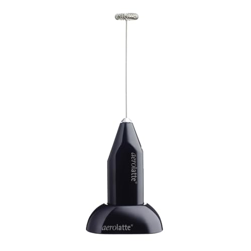 Aerolatte Milk Frother with Counter Stand, The Original Steam-Free Frother, Black - Image 1