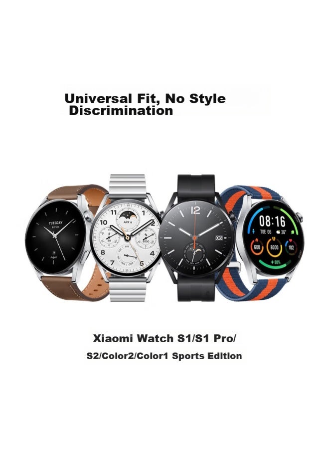 Canghua متوافق مع سوار Xiaomi Watch S2، سوار Xiaomi Watch S4/s3/s1/s1pro/color2/color الإصدار الرياضي، سوار سيليكون رياضي مقاوم للماء ومنفس - Image 3