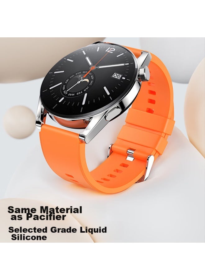 Canghua متوافق مع سوار Xiaomi Watch S2، سوار Xiaomi Watch S4/s3/s1/s1pro/color2/color الإصدار الرياضي، سوار سيليكون رياضي مقاوم للماء ومنفس - Image 4