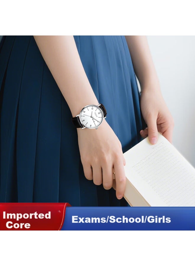 Julius Exam Special Student Watch For Men And Women, Junior High School, High School Students, Civil Servants, College Entrance Examination, Middle School Entrance Examination, Silent Night Light Poin - Image 2