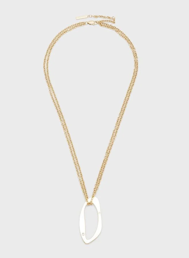 CALVIN KLEIN Necklace In Stainless Steel with Gold Plating