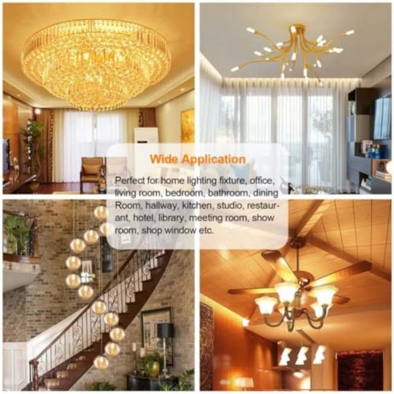 Chandelier hotel lighting: G4 LED bulb, 12W 100W equivalent,aluminum alloy, white, 90 energy saving, 3-color adjustable (warm/cool/natural white) - Image 5