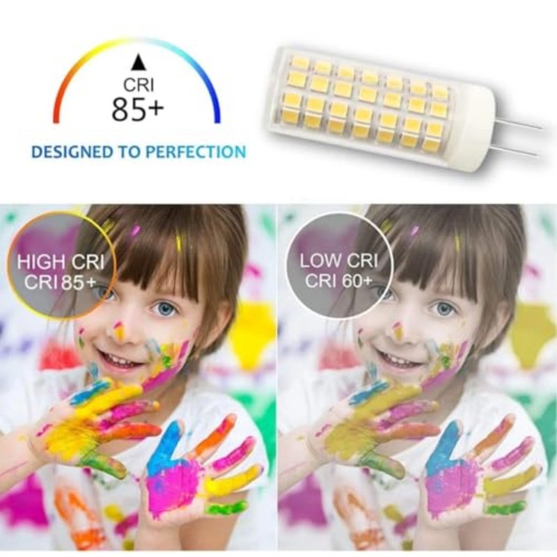 Chandelier hotel lighting: G4 LED bulb, 12W 100W equivalent,aluminum alloy, white, 90 energy saving, 3-color adjustable (warm/cool/natural white) - Image 2