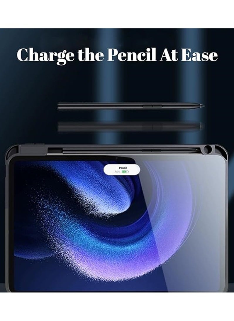 VKL - Heavy Duty Case Case Compatible with Xiaomi Mi Pad 6/6 Pro 2023 11.2 inch,360° Rotating Stand Smart Tablet Cover,Hard PC Back Shell Slim Case Hard Shell Folio Case Cover,Auto Sleep/Wake Tablet Case - Image 1