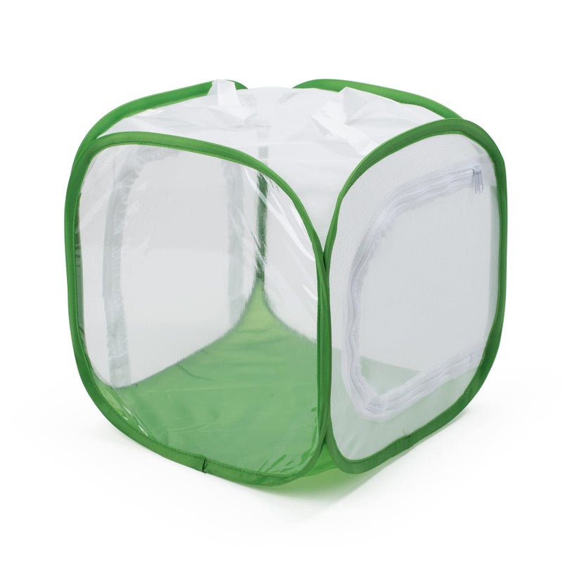 RESTCLOUD Two Doors Monarch Butterfly Habitat, Insect Mesh Cage, Caterpillar Enclosure Terrarium Pop-up (12 X 12 X 12 Inches) - Image 5