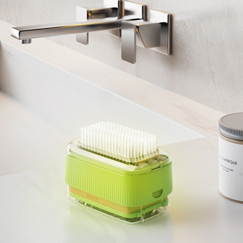 Creative Soap Storage Box, Punch-Free Wall-Mounted Bathroom Drain Soap Rack with Lid, No Water Accumulation Soap Box(Yellow soap box, Soap Box) - Image 2