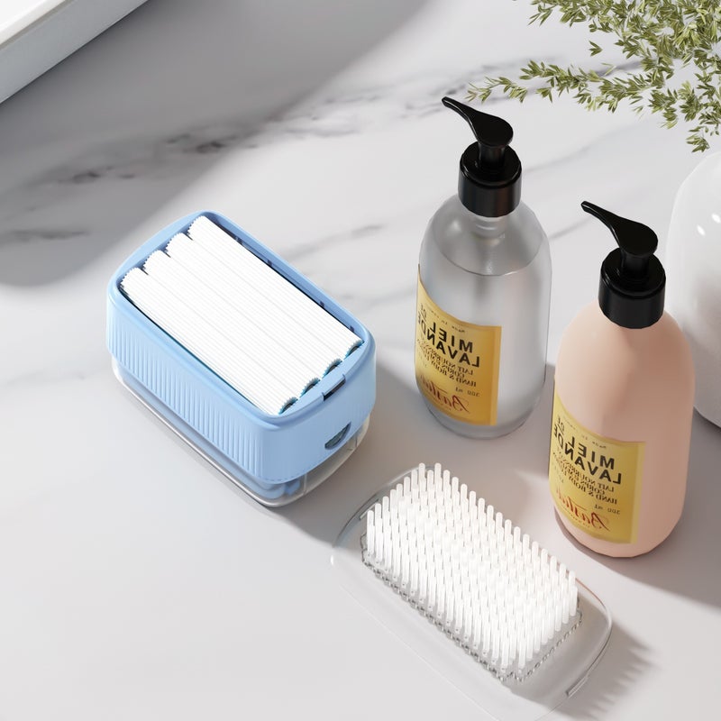 Creative Soap Storage Box, Punch-Free Wall-Mounted Bathroom Drain Soap Rack with Lid, No Water Accumulation Soap Box(Yellow soap box, Soap Box) - Image 5
