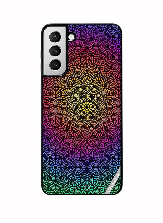 VR CREATIVE Protective Case Cover For Samsung Galaxy S22 Plus 5G Mandala Design Multicolour - Image 1