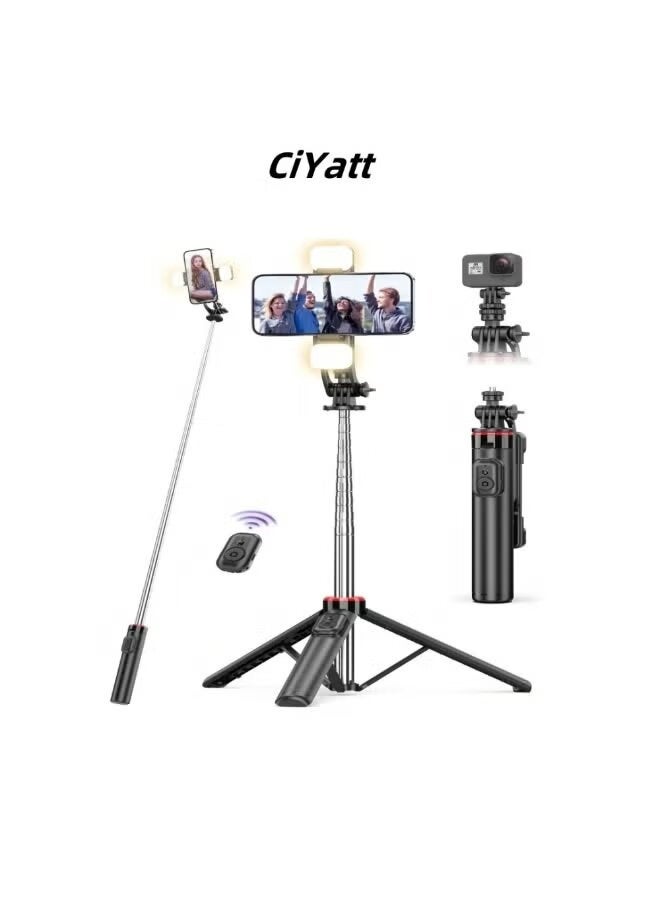 CiYatt AI Face Tracking Gimbal Tripod TT07 – Smart Auto-Tracking Phone Stand for Video, Live Streaming, Vlogging, Selfies, and Hands-Free Recording with Smooth Rotation - Image 2