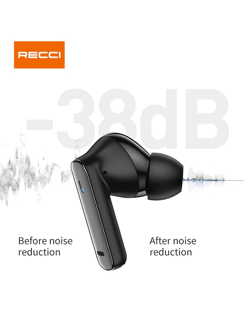 ريتشي سماعات أذن لاسلكية Recci بتقنية إلغاء الضوضاء ANC REP-W88 - Image 3