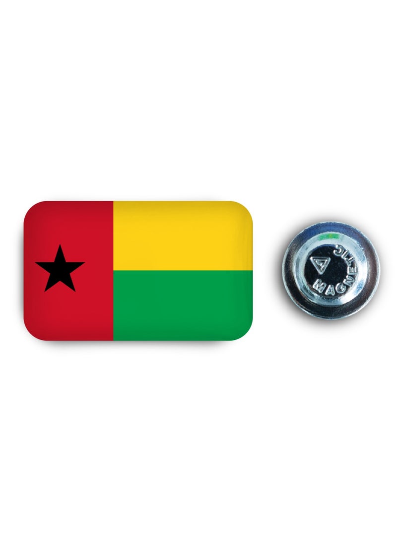 971ميديا شارة مغناطيسية بتصميم علم غينيا بيساو - Image 1