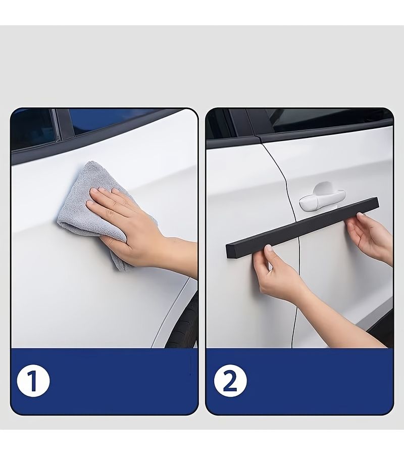 Magnetic Car Door Edge Guard Strip Anti Collision Protector Universal Bumper Strips For Parking 2pcs - Image 5