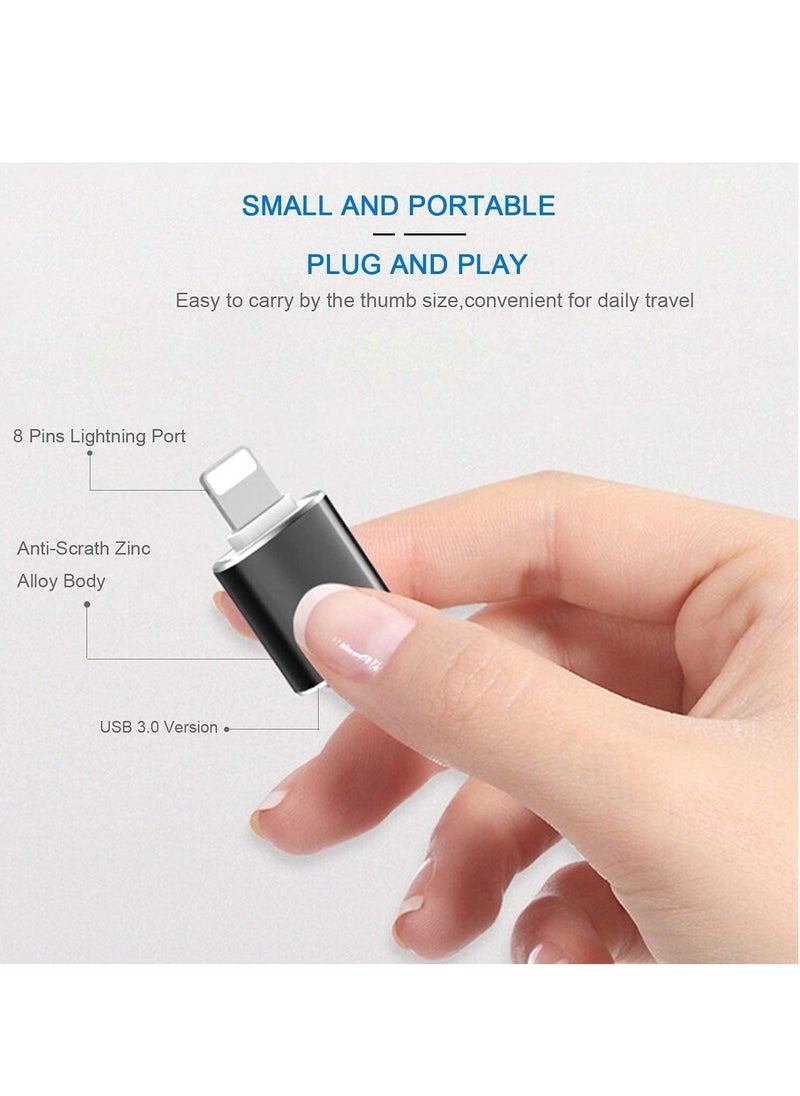 RATSAW - Lightning Male to USB3.0 Female Adapter OTG Cable Portable USB Camera Adapter OTG Data Sync Cable for with iPhon iPd USB Flash Drive Card Reader Camera Mouse MIDI Keyboard - Image 1