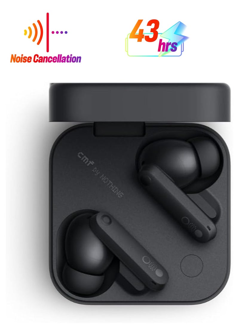 CMF - CMF Buds Pro 2 With Smart Dial, Up to 43 Hours Battery Life  - Black - Image 1